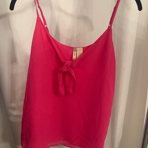 Hot pink tank top